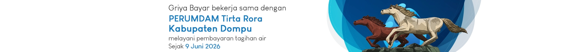 griya bayar melayani pembayaran tagihan PDAM Kab. dompu